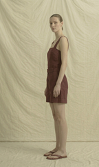 Burgundy Linen Co-ord Set