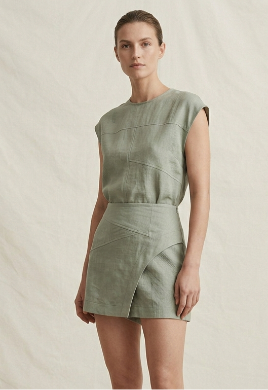 Celadon Linen Co-ord Set