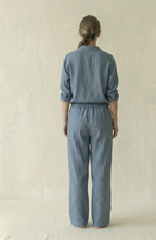 Slate Blue Linen Co-ord Set