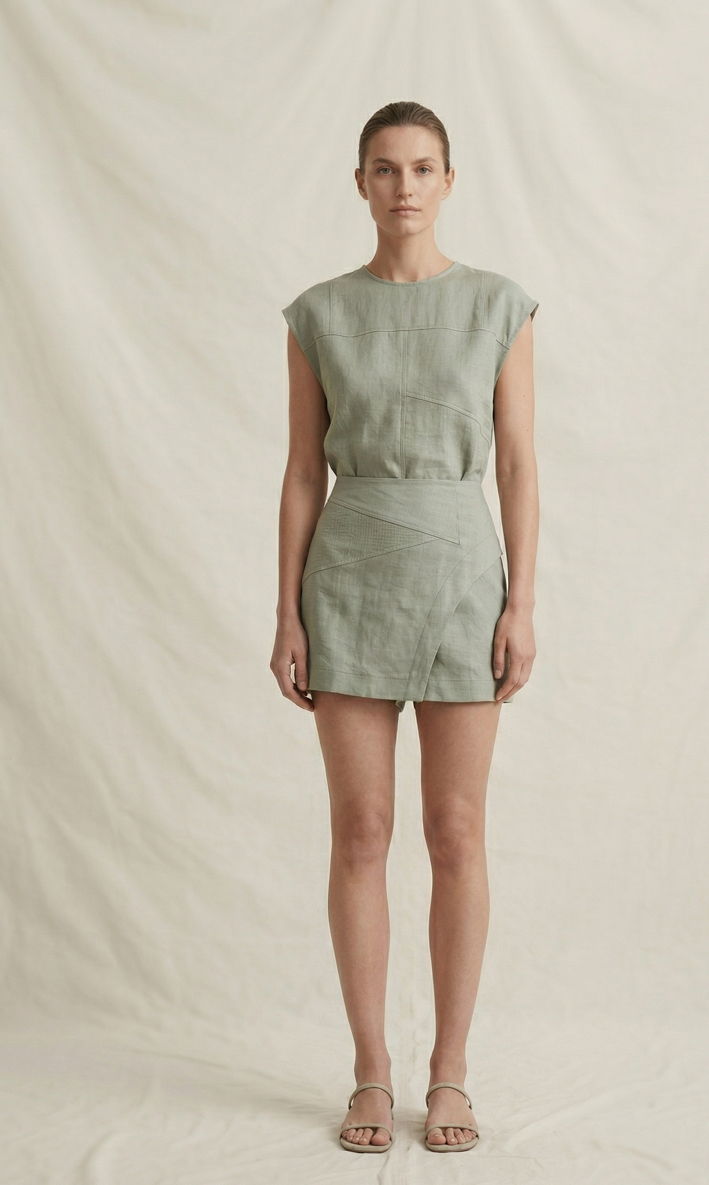 Celadon Linen Co-ord Set